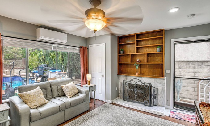 Anaheim Hills Apartment | Anaheim Studio w/Fireplace: 14 Mi to Disneyland!