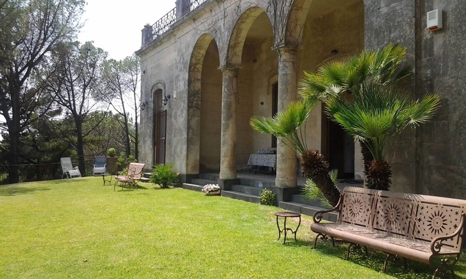 Piedimonte Etneo Villa | ANCIENT MANOR HOUSE SURROUNDED BY A PRIVATE PARK, BETWEEN ETNA AND THE SEA
