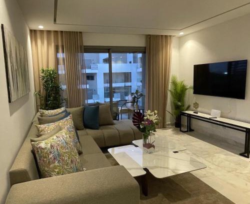 Casablanca Apartment | Anfa Park luxury accommodation with pool view and a balcony