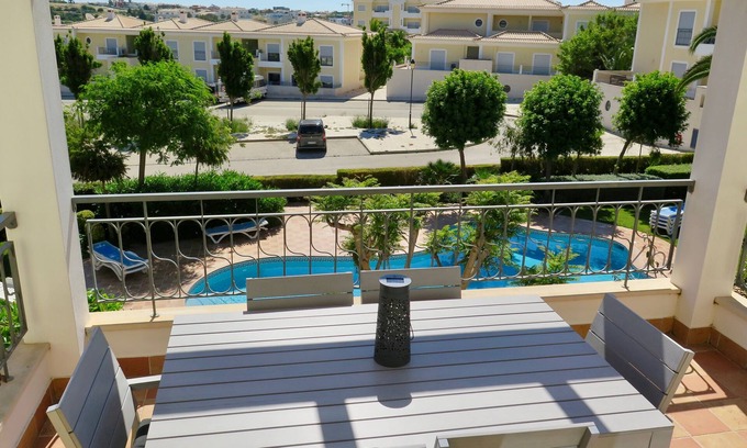 Porto de Mos Apartment | Ange's Place Luxury 5 * Apart & Pool. Beach 7min Walk
