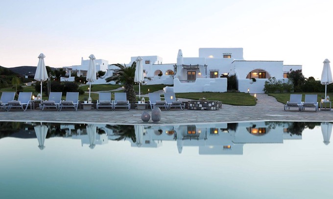 Naousa Villa | Angels Villas Asterias amazing pool sea view *2 BD cycladic style villa*