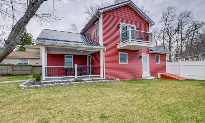 Lake Erie Beach House | Angola Vacation Rental, Walk to Lake Erie Beach!