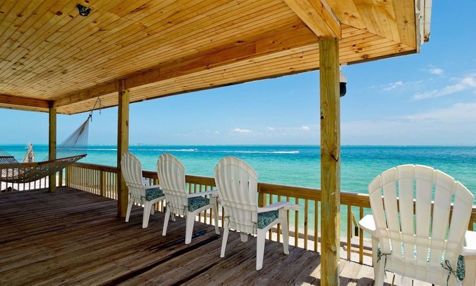 Anna Maria House | Anna Maria Island Rentals - Beach Front - "Angels Envy" -Rod & Reel Pier Retreat