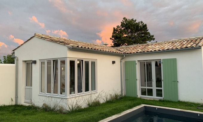 Loix House | Annexe Privative Avec Piscine et Jardin sur L'ile de Re