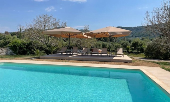 Archea Pissa Villa | Antinea Olympian Villa Pink