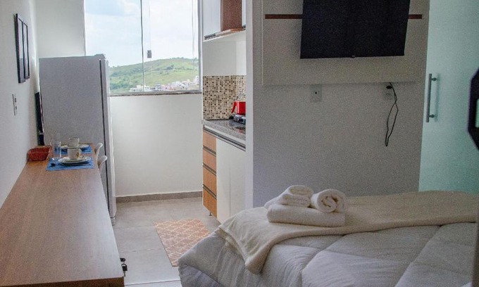 Bonfim Apartment | AP c ESTACIONAMENTO 900m do centro, prédio com piscina, sauna e academia