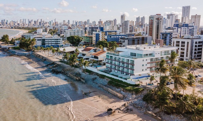 Jardim Oceania Apartment | Apartamento Estiloso Pe Na Areia