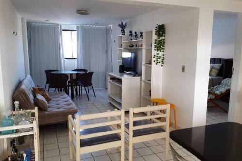 Cotovelo Apartment | Apartamento azul no condomínio Mar de Cotovelo