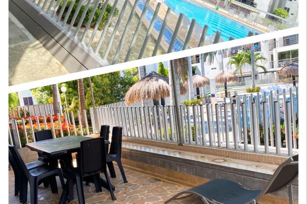 Zona Colonial Apartment | Apartasol en ciudadela santa fe vista a la piscina