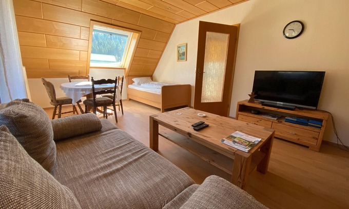 Bad Rippoldsau-Schapbach Apartment | Apartment '2' with Mountain View, Shared Garden and Wi-Fi
