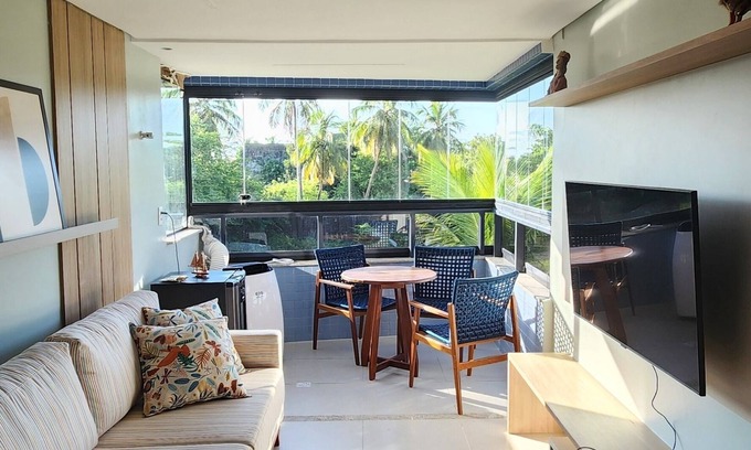 Ponta de Matos Apartment | Apartment in Resort Condominium. Feet in the sand