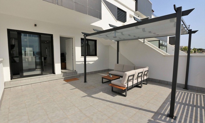 Molino del Chirrete Apartment | Apartment with 2 bathrooms, 2 bedrooms, terrace, pool and close to the sea