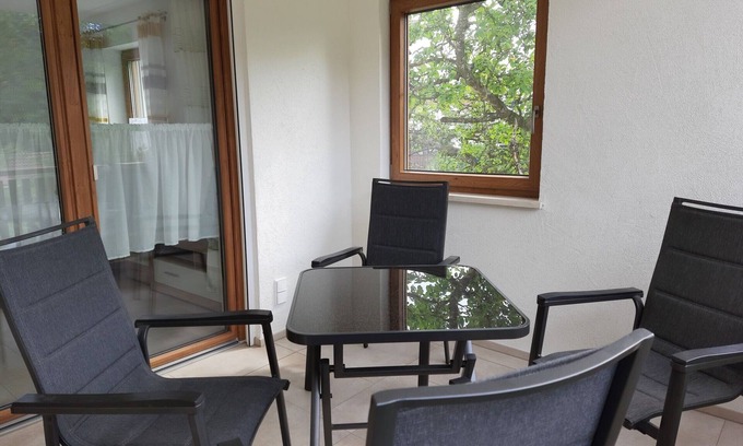 Obing Apartment | Apartment 2 - upper floor 43 m², with two bedrooms and loggia, near Chiemsee