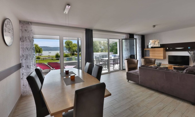 Bodman-Ludwigshafen Apartment | Apartment '3 Frauenberg, 97qm' with Lake View, Shared Terrace and Wi-Fi
