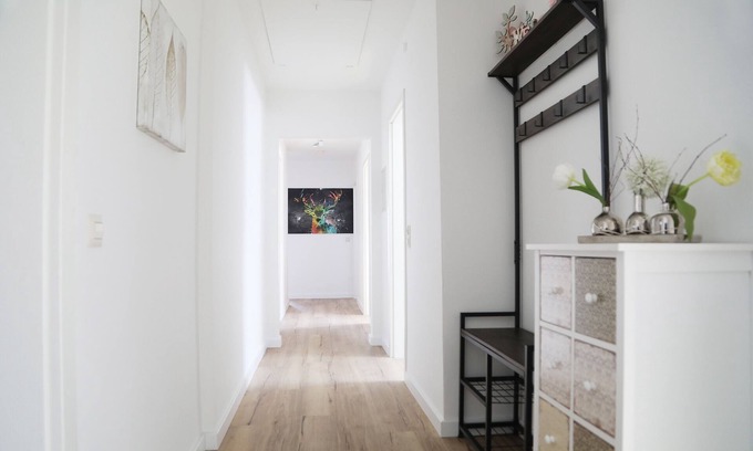 Neuenburg am Rhein Apartment | Apartment '3land Reisen' with Mountain View, Balcony and Wi-Fi