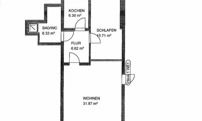 Droyßig Apartment | Apartment (64m²) on the ground floor with terrace