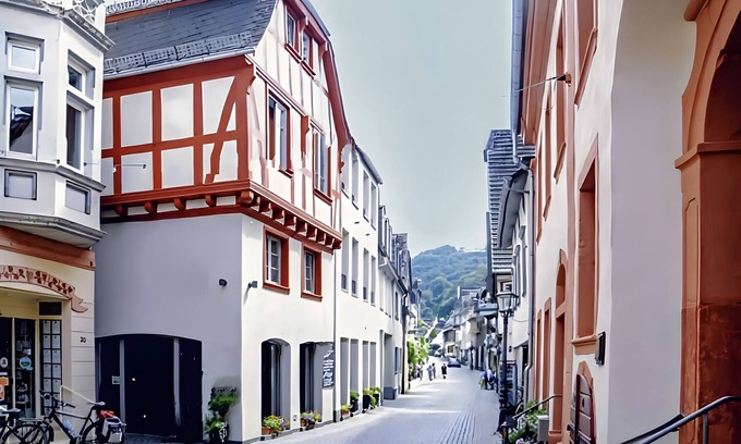 Mainz-Bingen Apartment | Apartment "Altstadtquartier" with Castle View