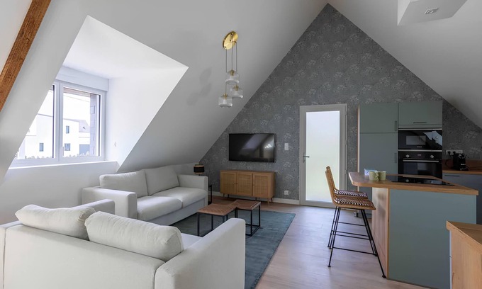 La Gacilly Apartment | Apartment 'Appartement Centre - La Gacilly' with Wi-Fi