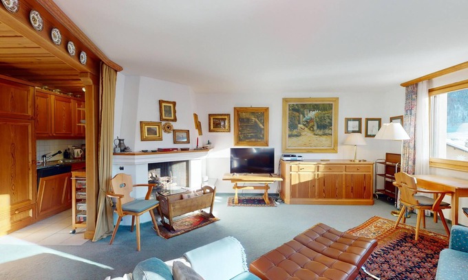 Zuoz Apartment | Apartment Belvair 39 - 3.5-Room Apartment with Balcony in Zuoz