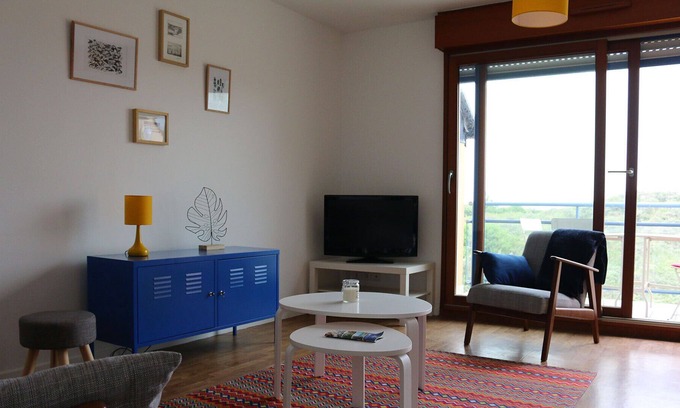 Bleriot-Plage Apartment | Apartment Blériot-Plage sea view