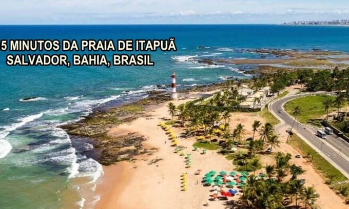 Parafuso Apartment | Apartment 20 minutes from Mussurunga subway, 10 minutes from Salvador Norte shopping and Itapuã 2 bedrooms, only 1 available with double bed, wi-fi, fan and kitchen for meal preparation, 1 shared bathroom