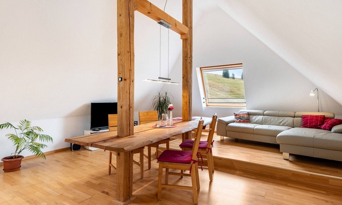 Todtnau Apartment | Apartment 'Buche' with Mountain View, Shared Terrace and Wi-Fi