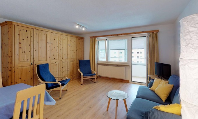 Sankt Moritz-Bad Apartment | Apartment building with excellent infrastructure.
