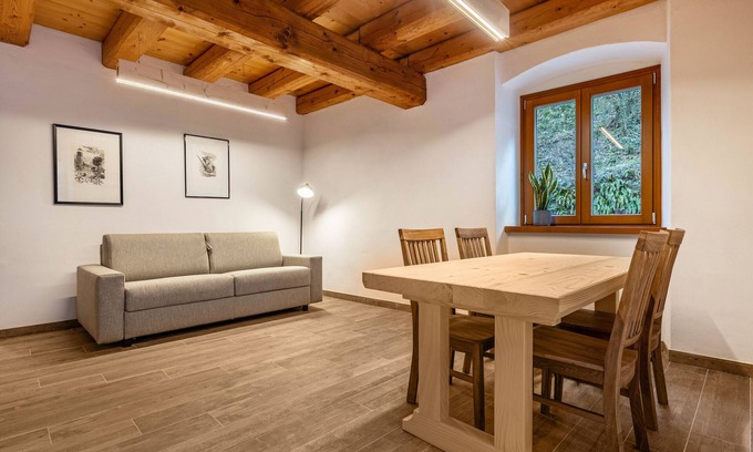 Ville del Monte Apartment | Apartment 'Casa Al Mulino 2' with Mountain View, Shared Garden and Wi-Fi