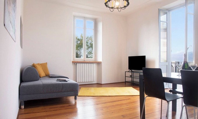 Laveno Apartment | Apartment "Casa Corten Mountain Lago Maggiore" with Mountain View, Lake View & Garden