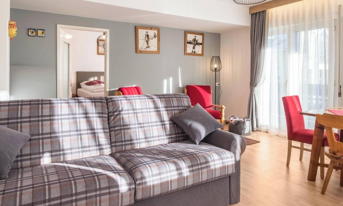 Vigo di Fassa Apartment | Apartment Ciasa De Marugiana near the ski area with mountain view, Wi-Fi and terrace