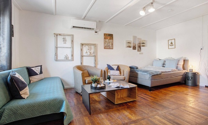 Reinberg Apartment | Apartment 'Ferienhaus Pomerania Blue Bay 7' with Shared Terrace, Wi-Fi and Air Conditioning