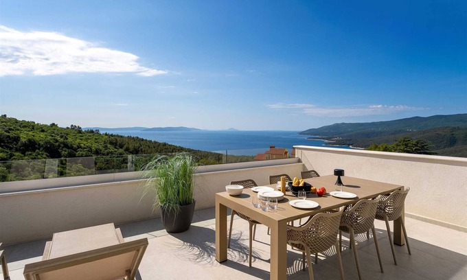 Rabac Apartment | Apartment Dora Mar with spectacular seaview