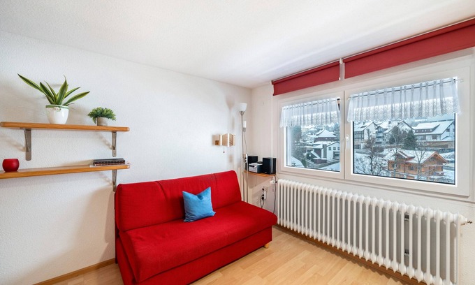 Todtnauberg Apartment | Apartment 'Dorfblick' with Mountain View, Shared Terrace and Wi-Fi