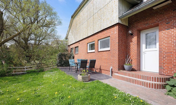 Nordfriesland Apartment | Apartment 'Ebbe' with Shared Garden and Wi-Fi