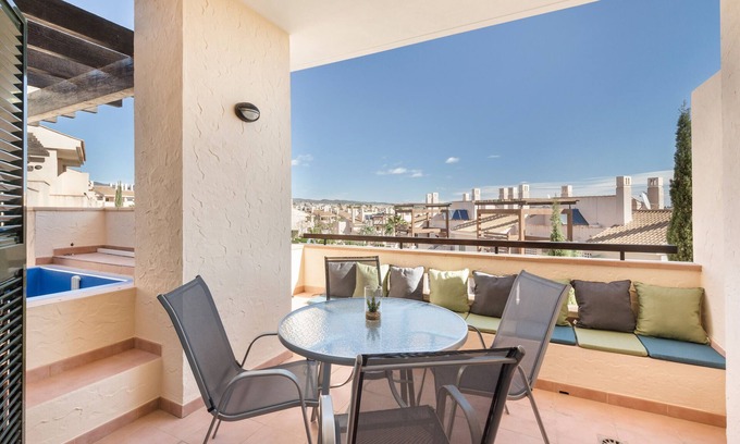 Fuente Alamo de Murcia Apartment | Apartment 'El Oasis Martinica 4 2 A' with Mountain View, Wi-Fi and Air Conditioning