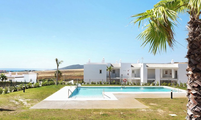 Atlanterra Apartment | Apartment 'Bajo Con Jardín Privado Atalanterra' with Sea View, Shared Pool and Wi-Fi