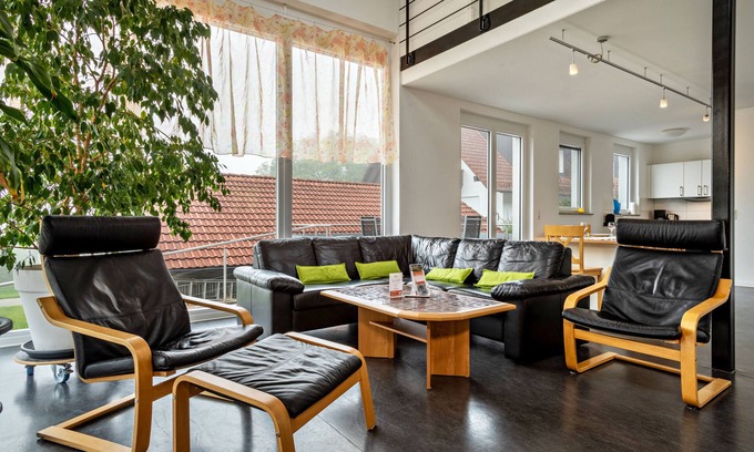 Deggenhausertal Apartment | Apartment 'Ferienwohnung 3, 120qm' with Private Terrace, Shared Garden and Wi-Fi