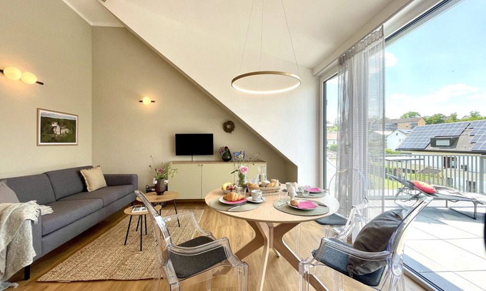 Koenigsberg in Bayern Apartment | Apartment 'Fernblick' with Private Terrace and Wi-Fi