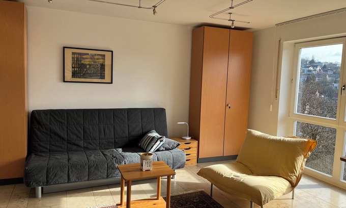 Schonungen Apartment | Apartment for two people with a view of the Main valley