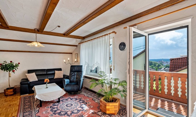 Neunkirchen Apartment | Apartment 'Gästehaus Marlies - Wohnung A' with Shared Garden