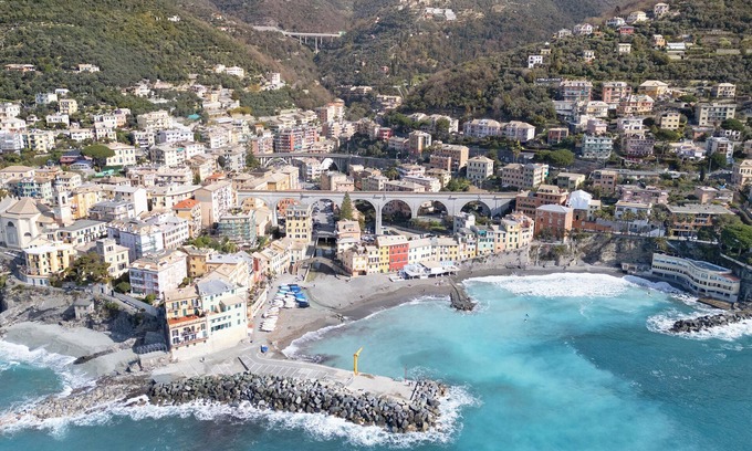 Pieve Ligure Apartment | Apartment 'Gli Ulivi Di Bogliasco - Ulivi 3' with Sea View, Wi-Fi and Air Conditioning