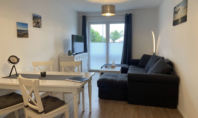 Barth Apartment | Apartment-"Hafenquartier"-Private Bathroom