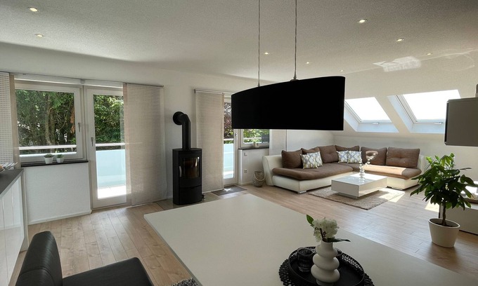 Mahlspuren im Hegau Apartment | Apartment 'Hegaublick' with Balcony and Wi-Fi