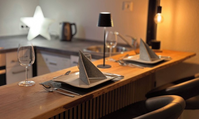 Bad Driburg Apartment | Apartment "Iburg Blick" for 1-3 persons with balcony and bathtub