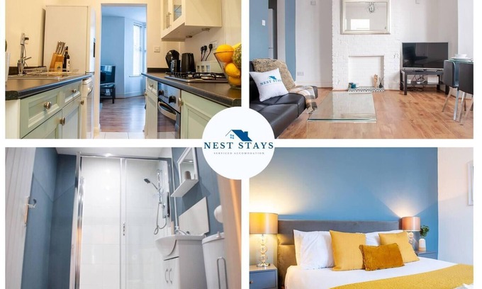 Kempston Apartment | Apartment Ideal for Hospital by Nest Stays