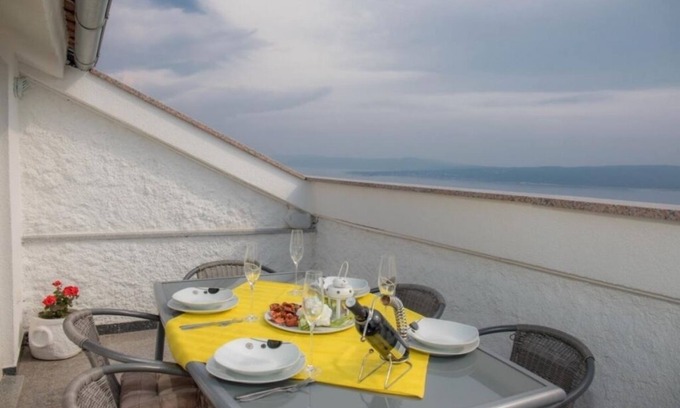 Klanfari Apartment | Apartment in Crikvenica with Seaview, Terrace, Air condition, WIFI (4628-55)