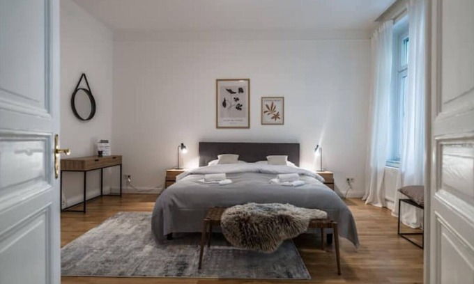Wiesbaden Apartment | Apartment in old building and modern style - kitchen - terrace - WLAN - central