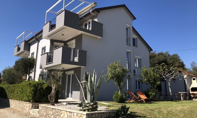 Sukosan Apartment | Apartment in Sukošan with Seaview, Terrace, Air condition, WIFI (3495-5)