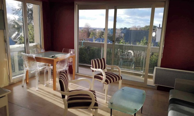 La Madeleine-Bellevue Apartment | Apartment in the corsair town of Saint-Malo (L'hippocampe Malo)