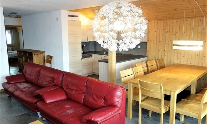 Salins Apartment | Apartment in Veysonnaz near Cable Car